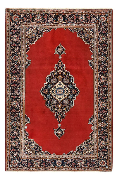 Keshan Teppich 132x205cm - Perserteppich - rot