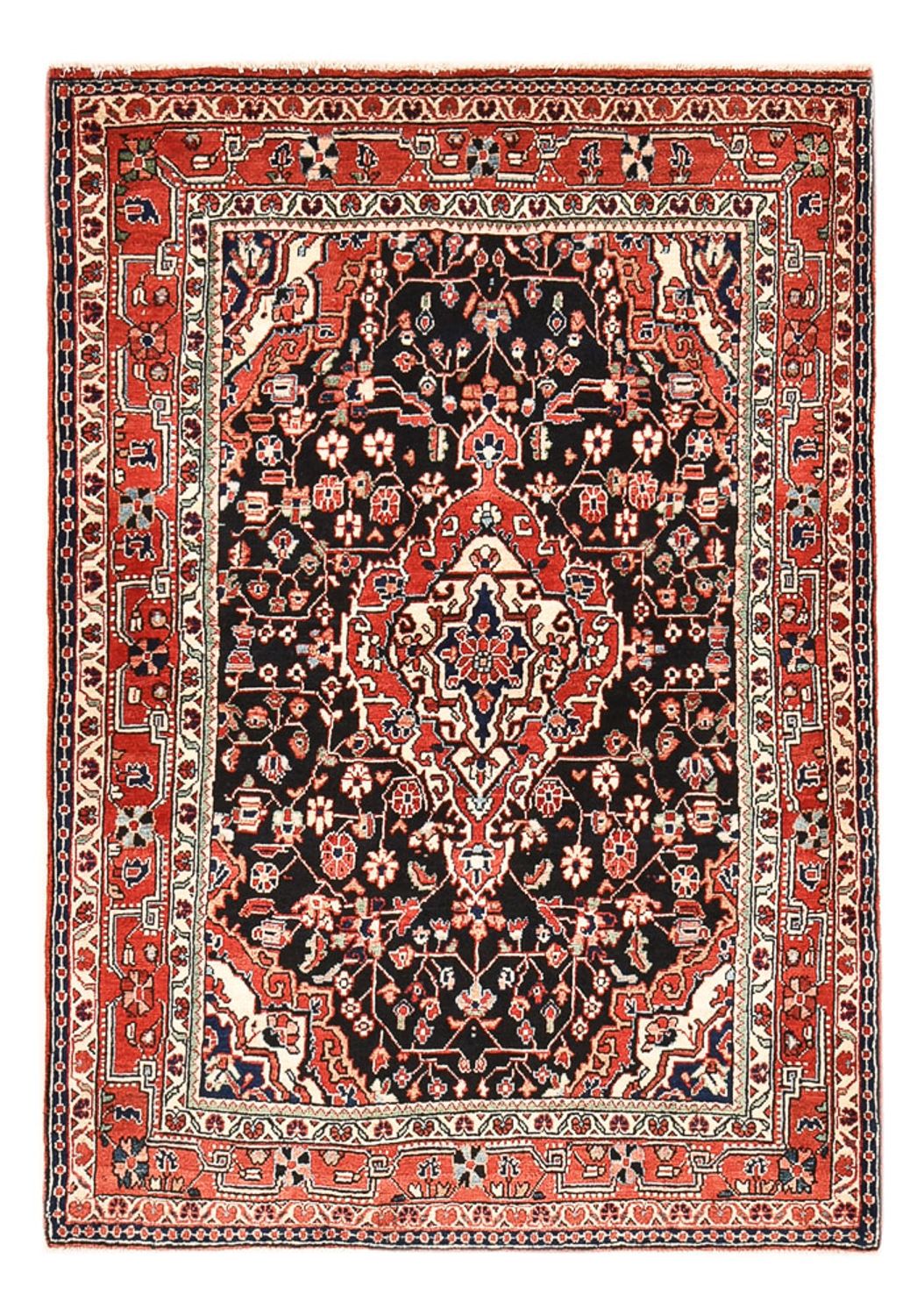 Perserteppich - Nomadic - 160 x 111 cm - dunkelblau