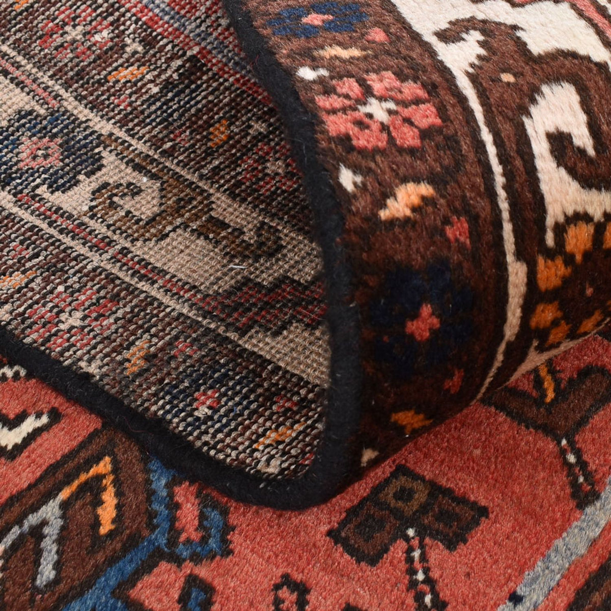 Läufer Perser - Nomadic - 452 x 98 cm - hellrot