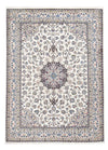 Maschad Teppich 241x336cm - Perserteppich - Rechteckig / Hellgrau / 241 x 336 cm Rechteckig