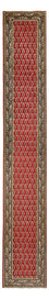 Läufer Perser - Täbriz - 460 x 73 cm - rot