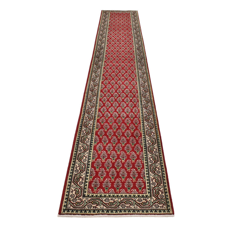 Läufer Perser - Täbriz - 460 x 73 cm - rot