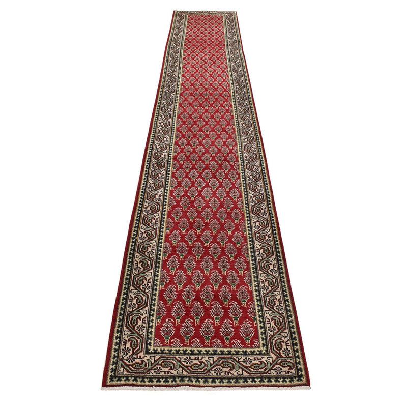 Läufer Perser - Täbriz - 457 x 71 cm - rot