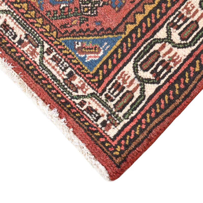 Perserteppich - Nomadic - 150 x 99 cm - dunkelrot