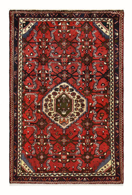 Perserteppich - Nomadic - 151 x 99 cm - rot