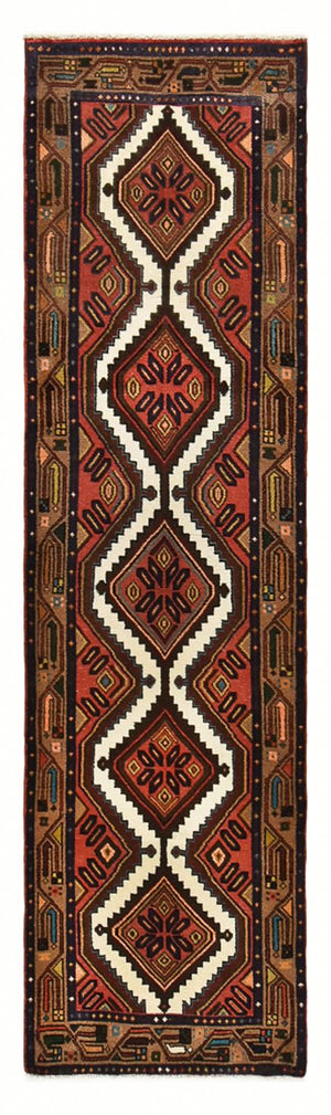 Läufer Perser - Nomadic - 292 x 75 cm - dunkelrot