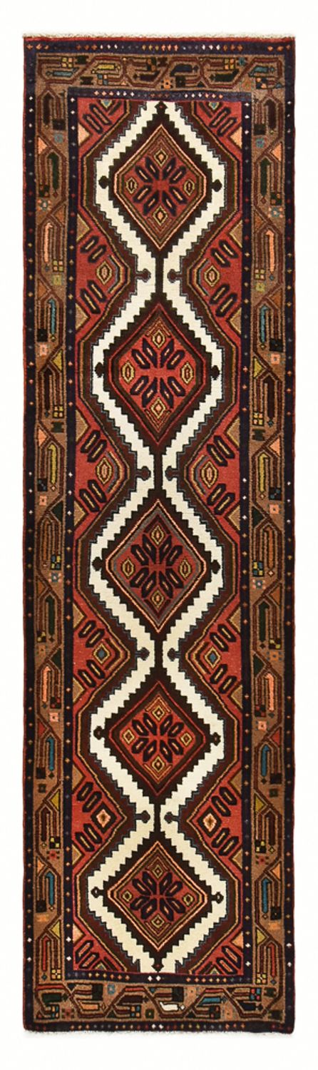 Läufer Perser - Nomadic - 292 x 75 cm - dunkelrot