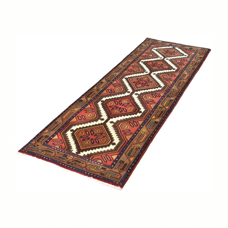 Läufer Perser - Nomadic - 292 x 75 cm - dunkelrot