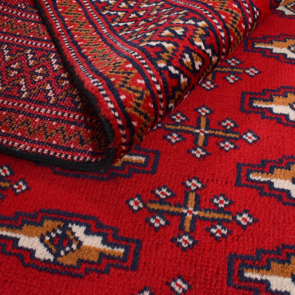 Turkaman Teppich - 175 x 128 cm - rot