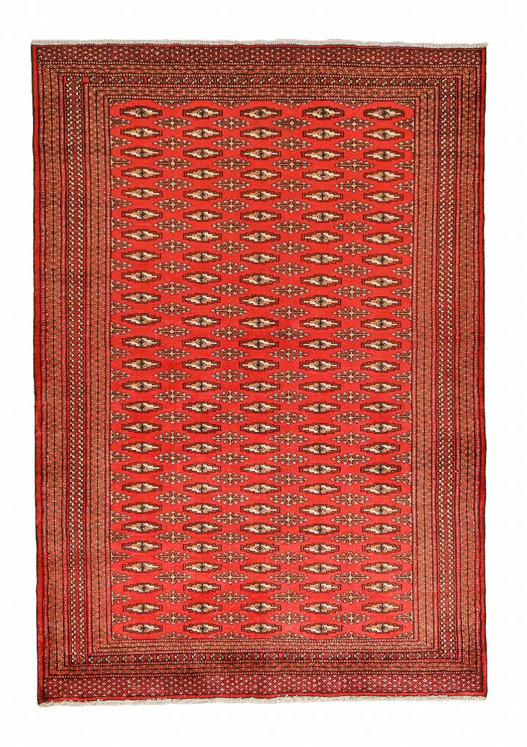 Turkaman Teppich - 189 x 130 cm - rot