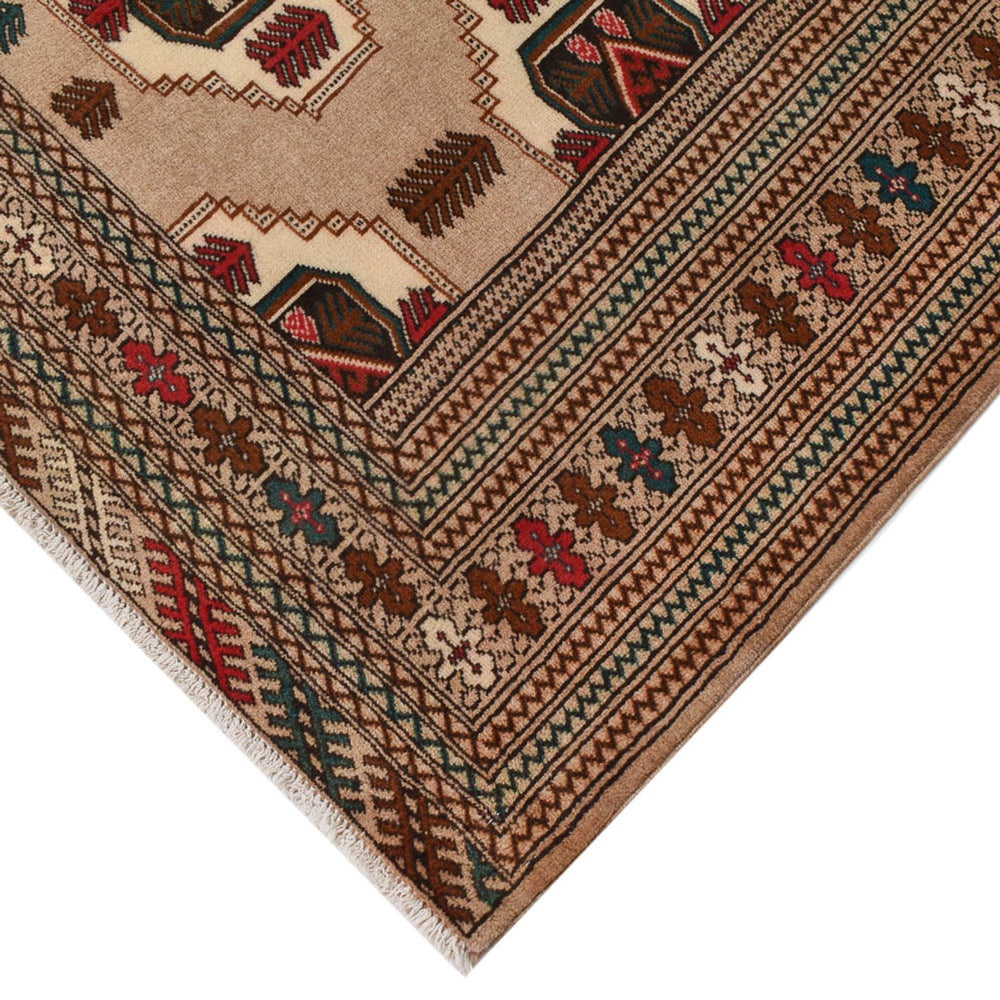 Turkaman Teppich - 199 x 143 cm - mehrfarbig
