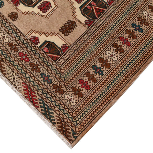 Turkaman Teppich - 199 x 143 cm - mehrfarbig
