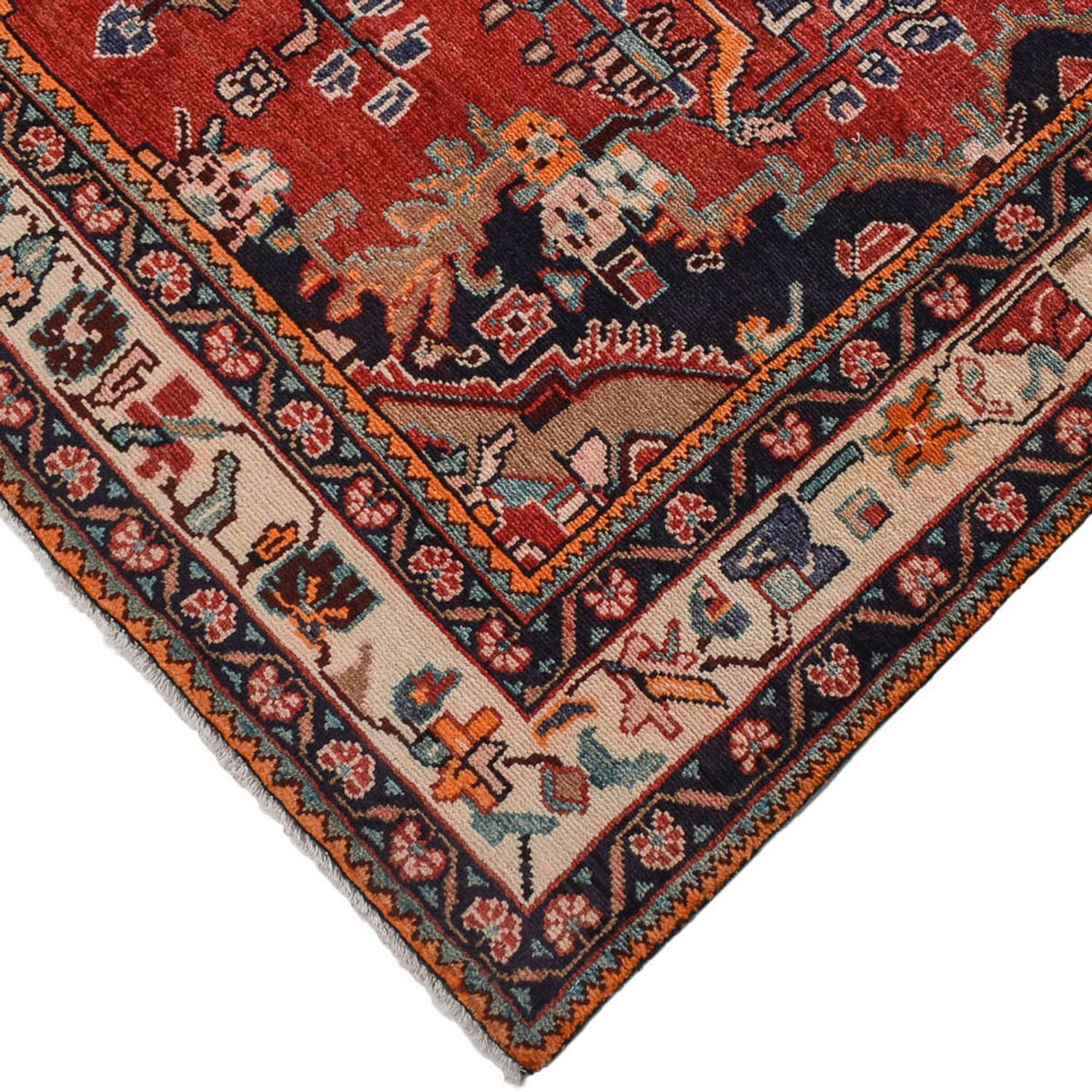 Perserteppich - Nomadic - 280 x 151 cm - rot