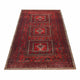 Belutsch Teppich sonderform  - 198 x 114 cm - rot