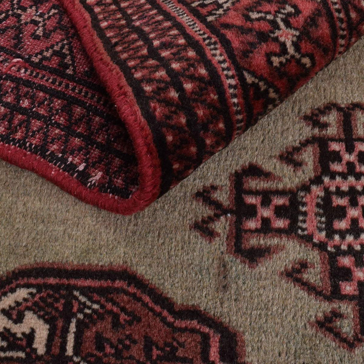 Turkaman Teppich - 178 x 131 cm - mehrfarbig