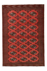 Turkaman Teppich - 188 x 126 cm - rot