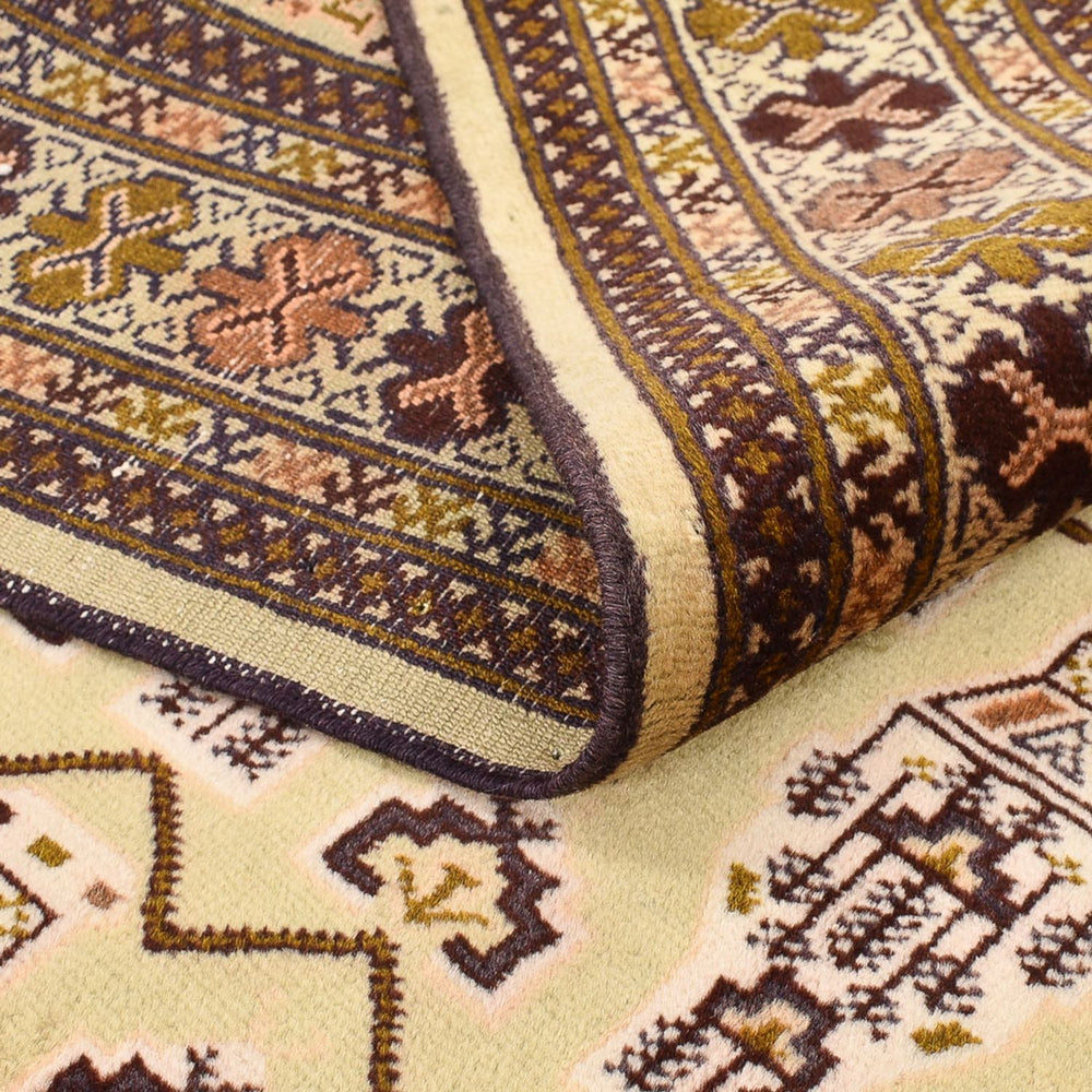Turkaman Teppich - 213 x 146 cm - hellbeige