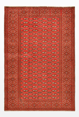 Turkaman Teppich - 186 x 125 cm - rot