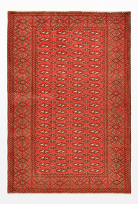 Turkaman Teppich - 186 x 125 cm - rot