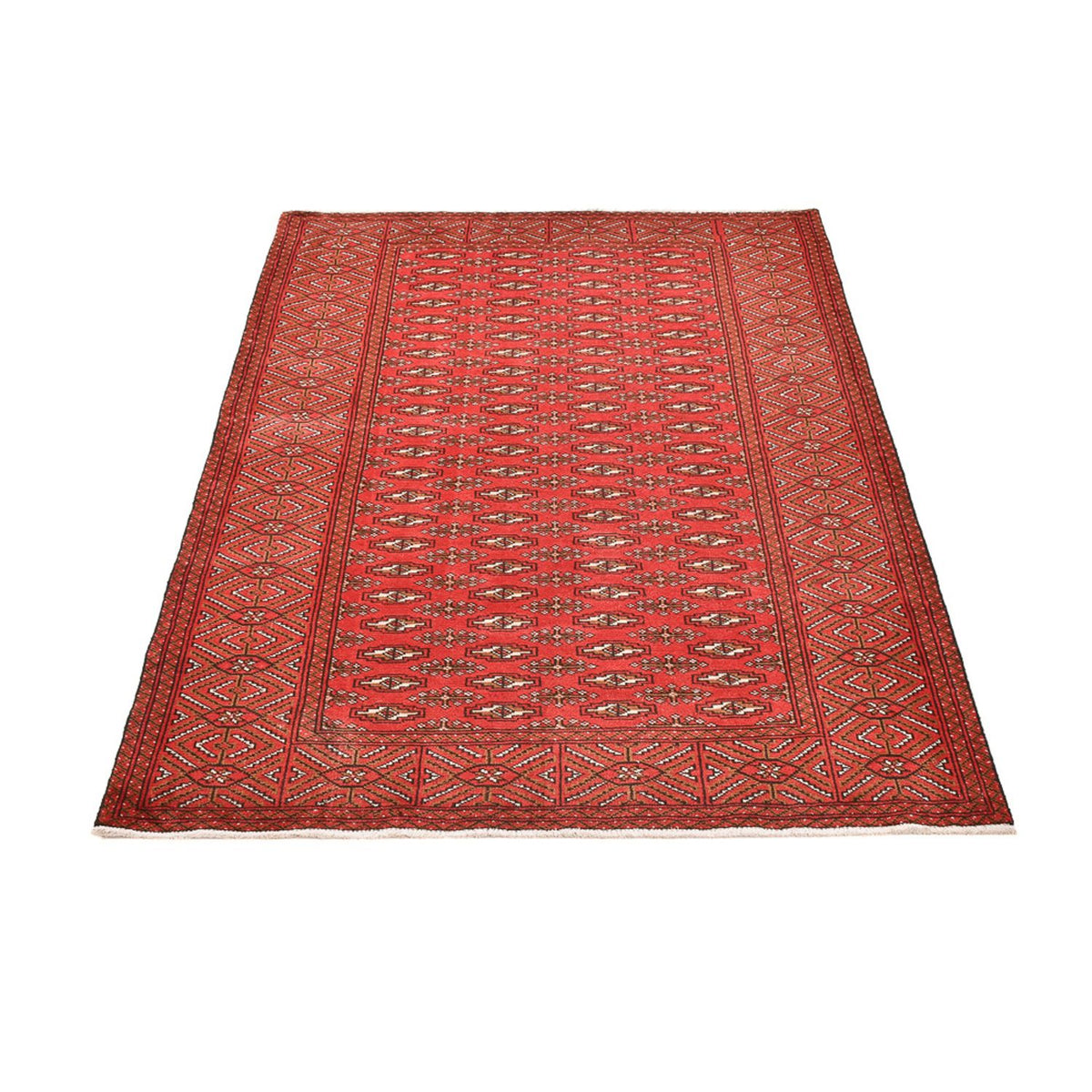 Turkaman Teppich - 186 x 125 cm - rot