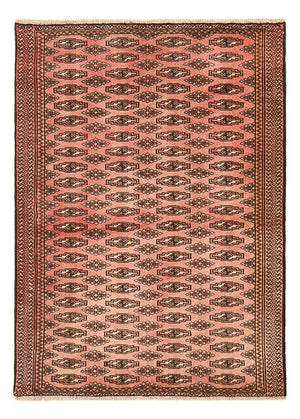 Turkaman Teppich - 128 x 90 cm - hellrot
