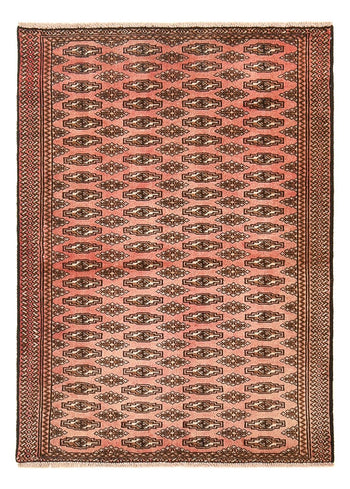Turkaman Teppich - 128 x 90 cm - hellrot