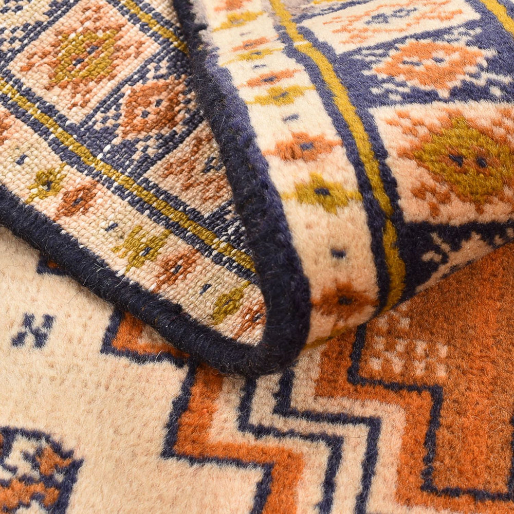 Turkaman Teppich - 86 x 56 cm - mehrfarbig