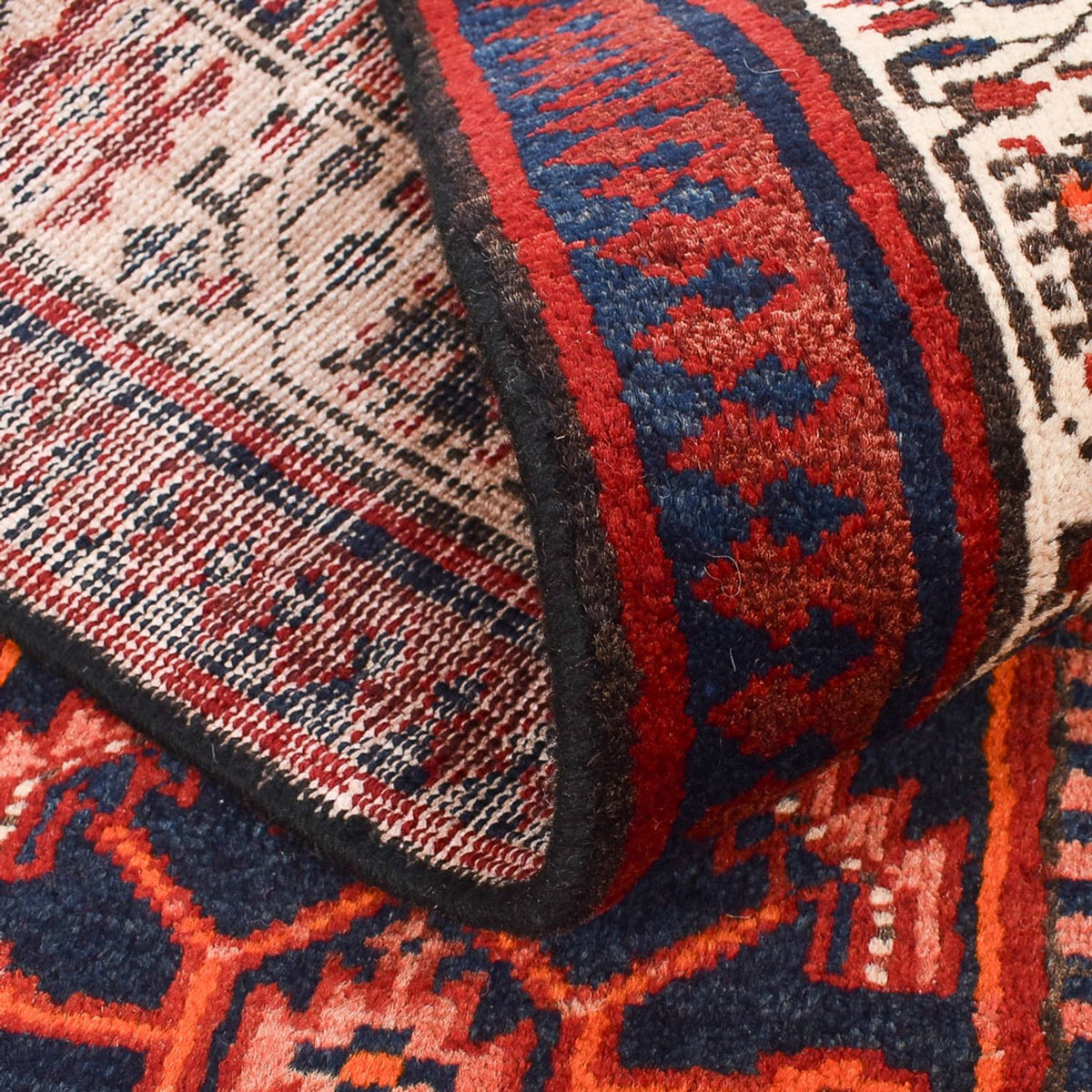 Läufer Perser - Täbriz - 460 x 98 cm - rost