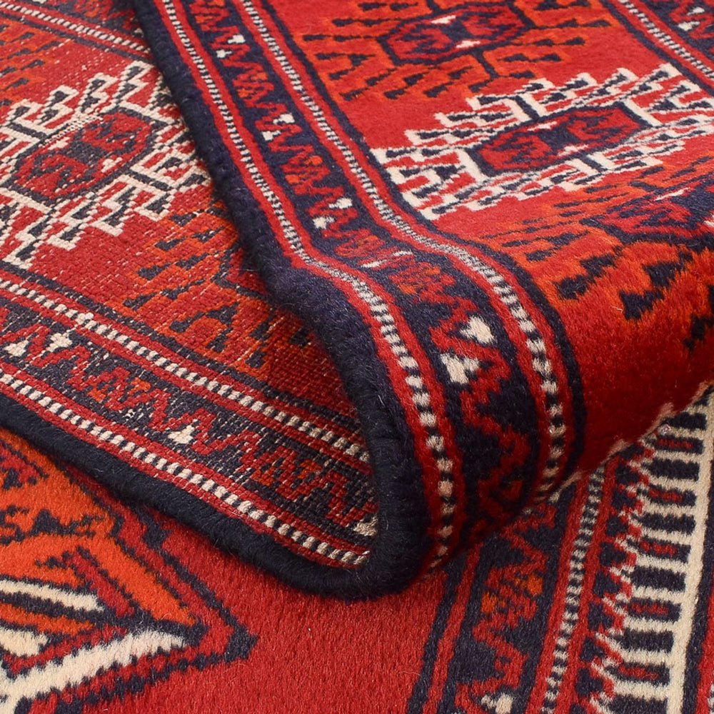 Läufer Turkaman - 353 x 89 cm - rot