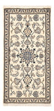 Perserteppich - Nain - 139 x 69 cm - creme