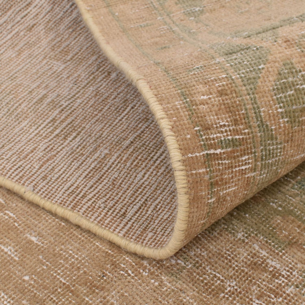 Vintage Teppich - 206 x 145 cm - dunkelbeige