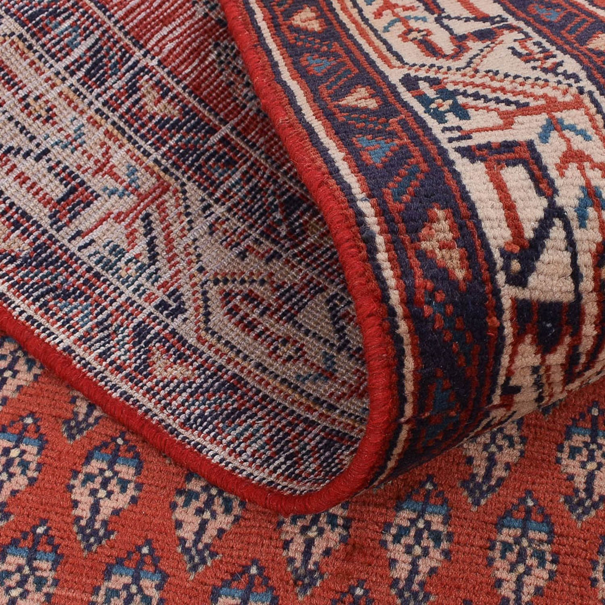 Läufer Perser - Mir - 462 x 77 cm - rost