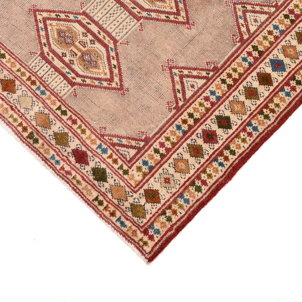 Turkaman Teppich - 78 x 64 cm - rosa