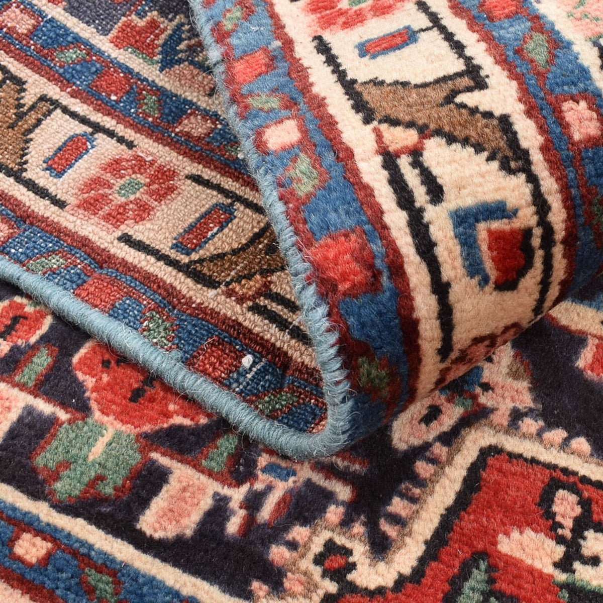 Perserteppich - Nomadic - 96 x 65 cm - dunkelblau