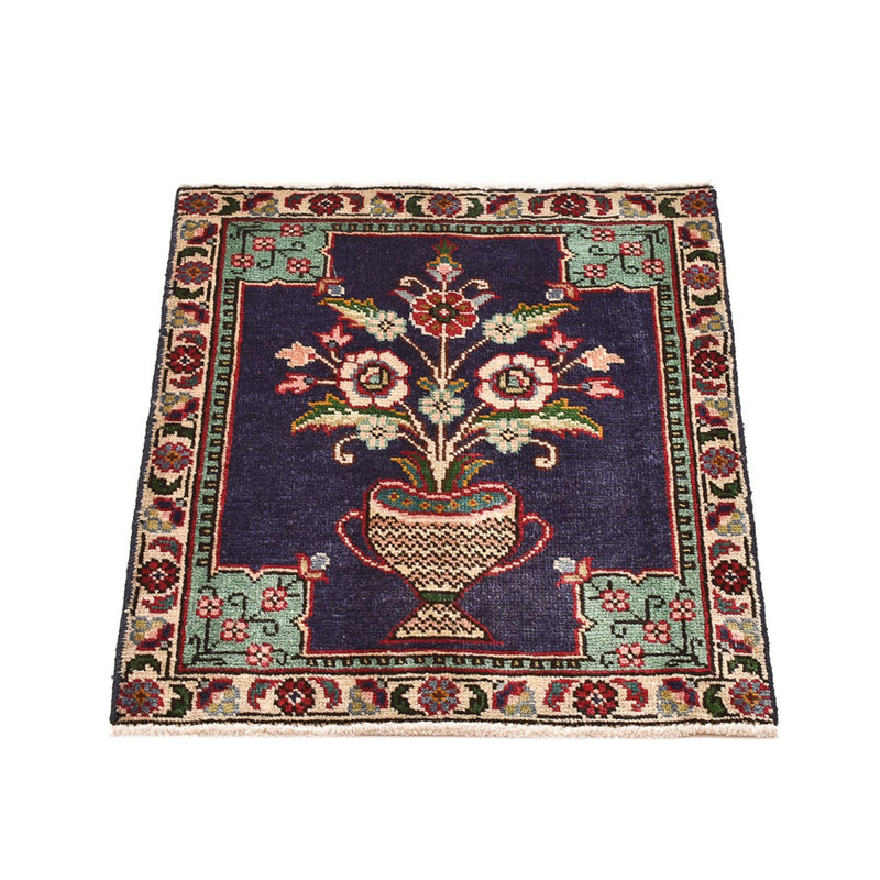 Perserteppich - Nomadic - 60 x 54 cm - mehrfarbig