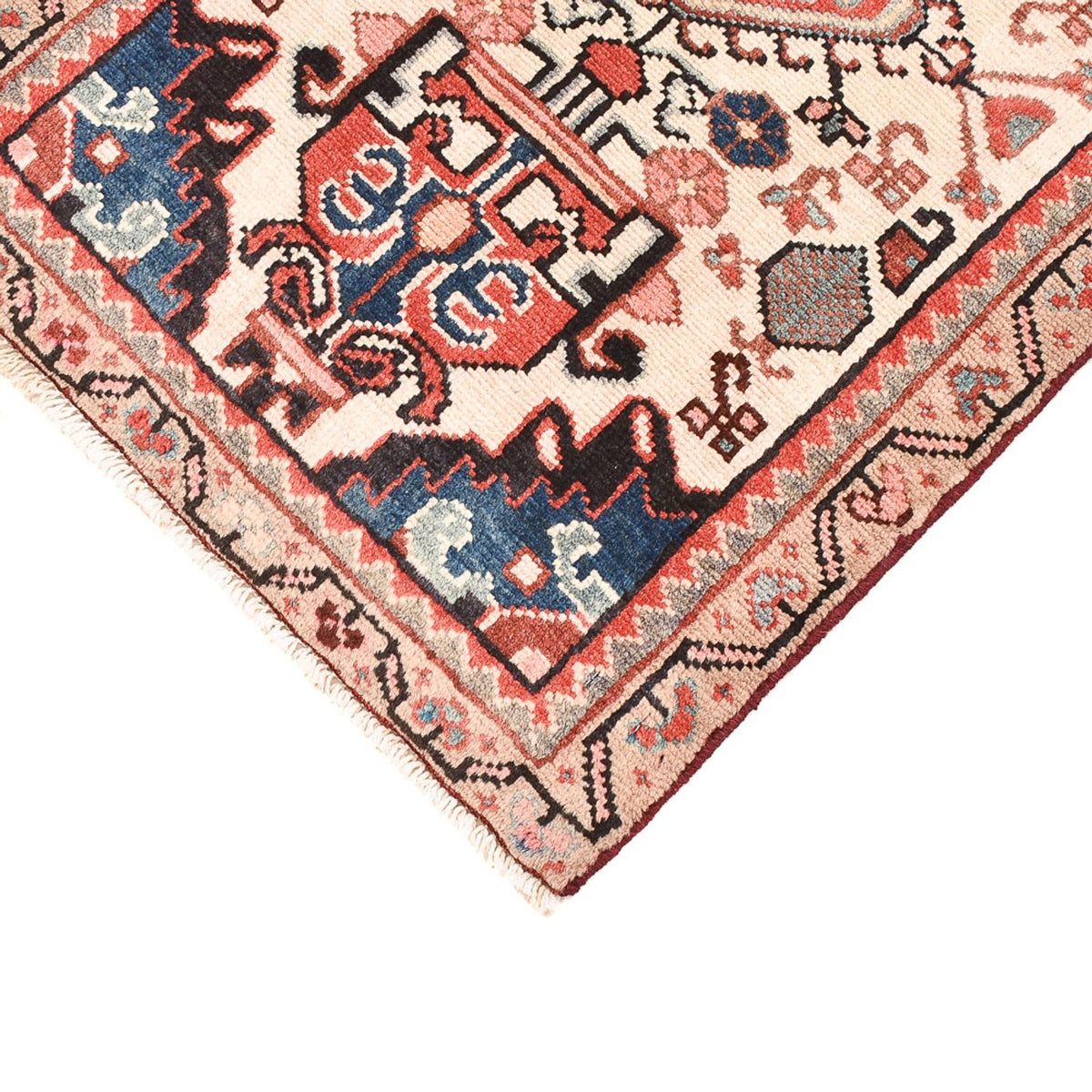 Perserteppich - Nomadic - 90 x 55 cm - mehrfarbig