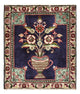 Perserteppich - Nomadic - 63 x 55 cm - mehrfarbig