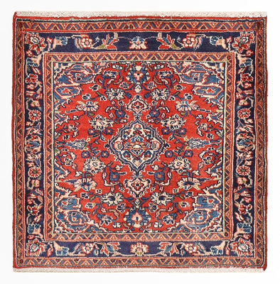 Perserteppich - Nomadic quadratisch  - 67 x 67 cm - rot