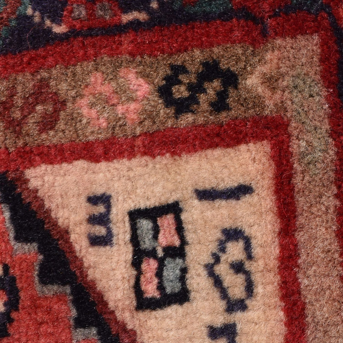 Perserteppich - Nomadic - 88 x 62 cm - rot