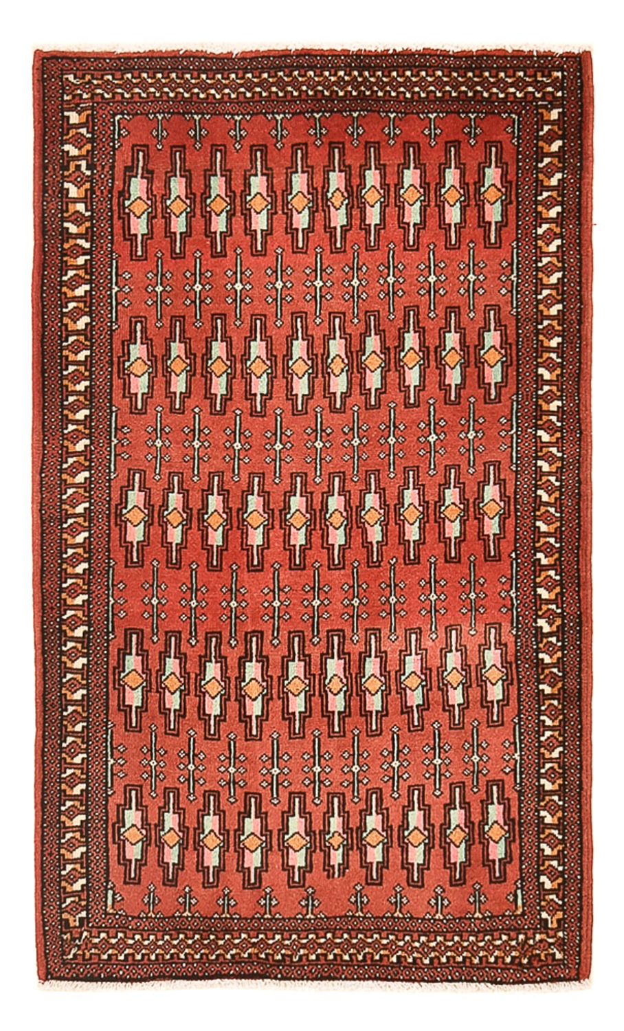 Turkaman Teppich - 127 x 73 cm - rot