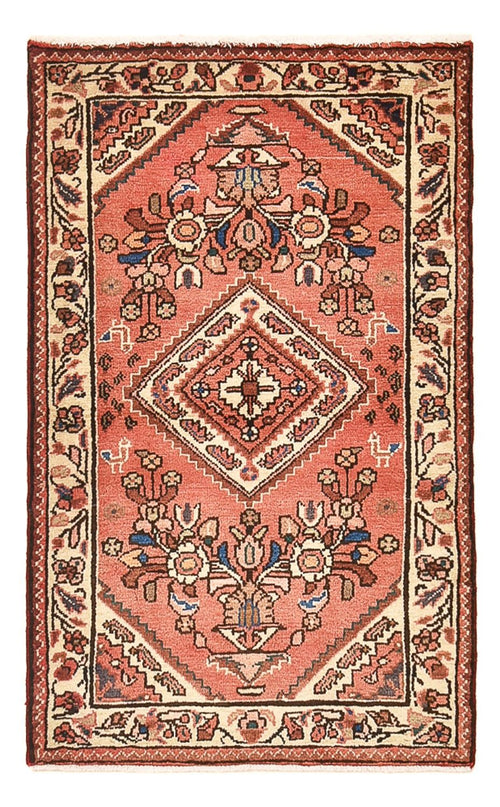 Perserteppich - Nomadic - 121 x 76 cm - hellrot