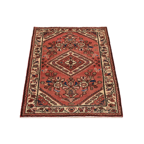 Perserteppich - Nomadic - 121 x 76 cm - hellrot
