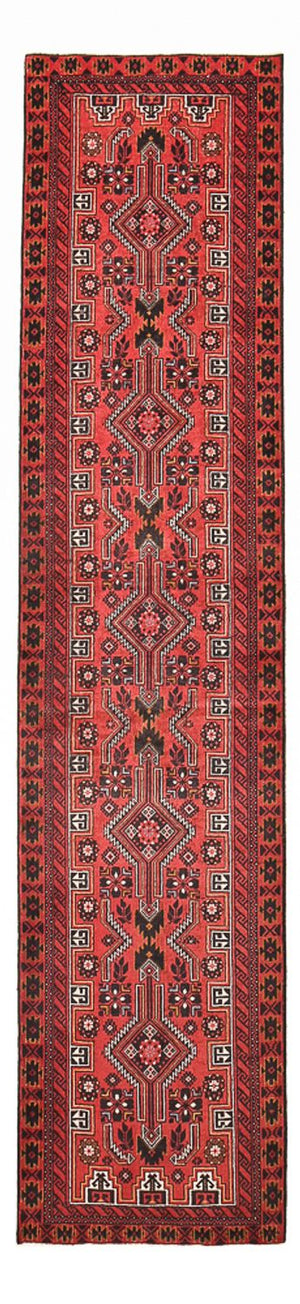 Läufer Belutsch - 378 x 85 cm - rot
