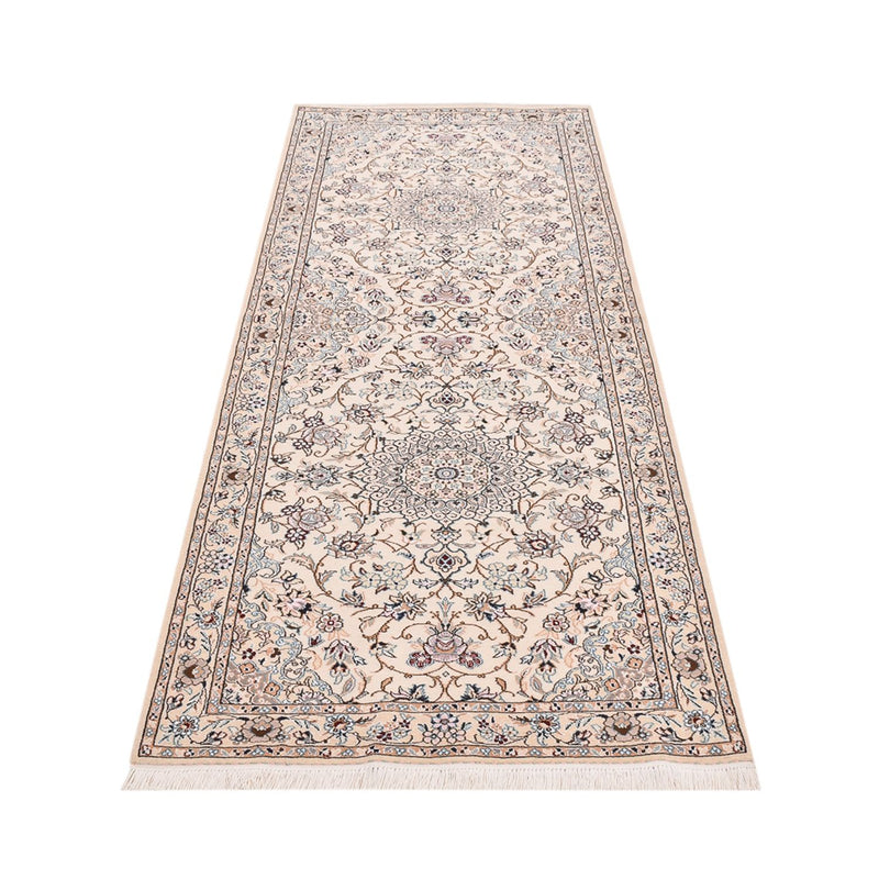 Läufer Perser - Nain - Royal - 241 x 92 cm - creme