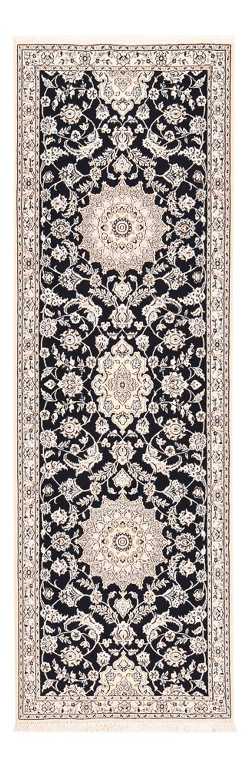 Läufer Perser - Nain - Royal - 275 x 90 cm - dunkelblau