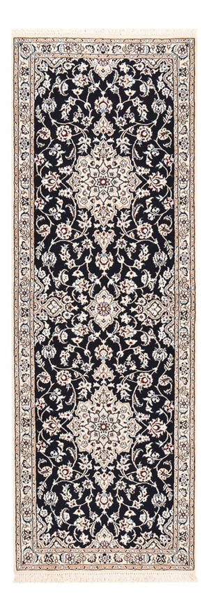 Läufer Perser - Nain - Royal - 213 x 72 cm - dunkelblau