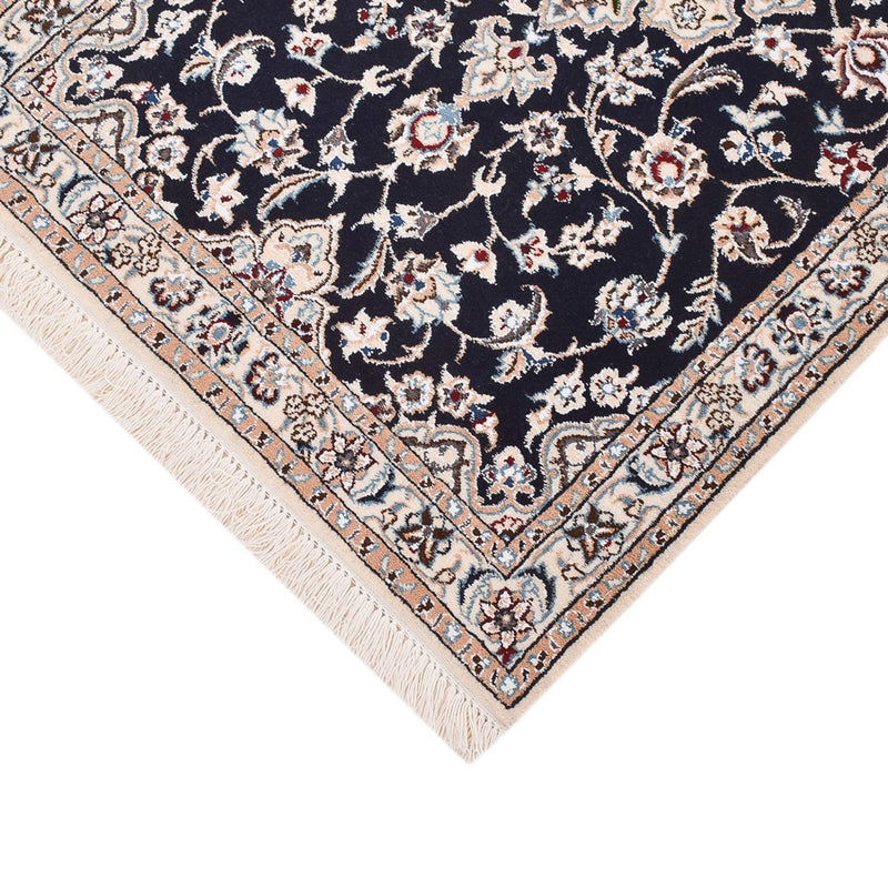 Läufer Perser - Nain - Royal - 213 x 72 cm - dunkelblau