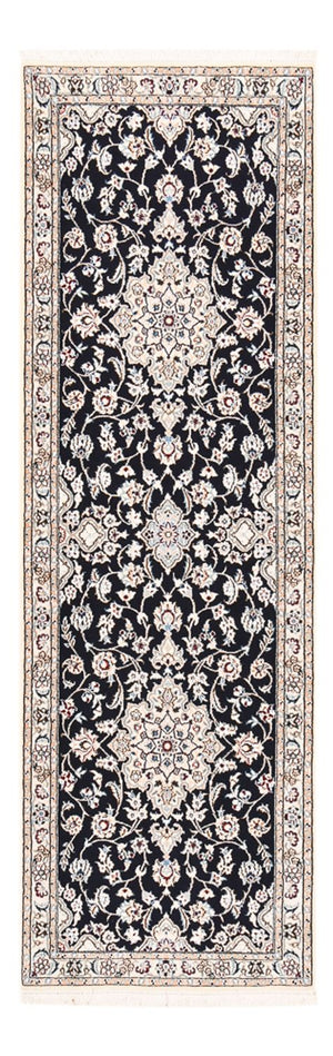 Läufer Perser - Nain - Royal - 220 x 72 cm - dunkelblau