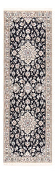 Läufer Perser - Nain - Royal - 220 x 72 cm - dunkelblau