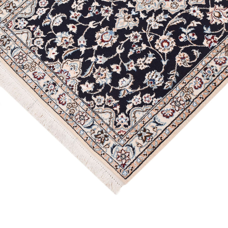 Läufer Perser - Nain - Royal - 220 x 72 cm - dunkelblau